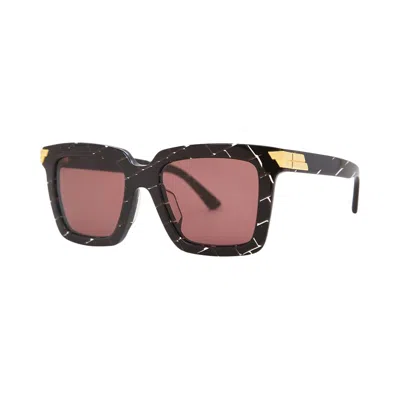 Pre-owned Bottega Veneta Square Sunglasses 'burgundy/pink' | Red | Women's Size Onesize