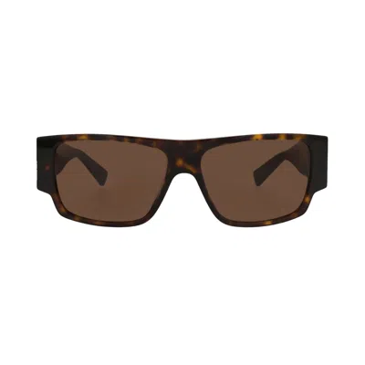 Pre-owned Bottega Veneta Square Sunglasses 'havana/brown' | Men's Size Onesize