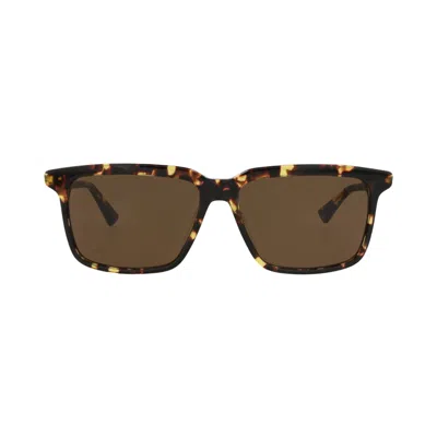 Pre-owned Bottega Veneta Square Sunglasses 'havana/brown' | Men's Size Onesize