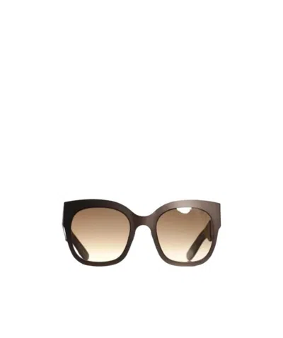 Bottega Veneta Square Sunglasses In Nude