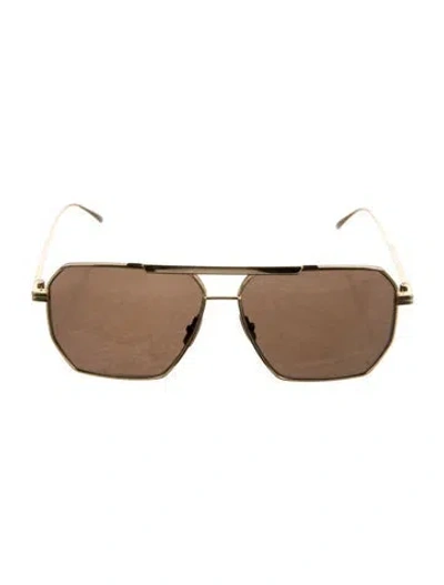 Pre-owned Bottega Veneta Square Tinted Sunglasses