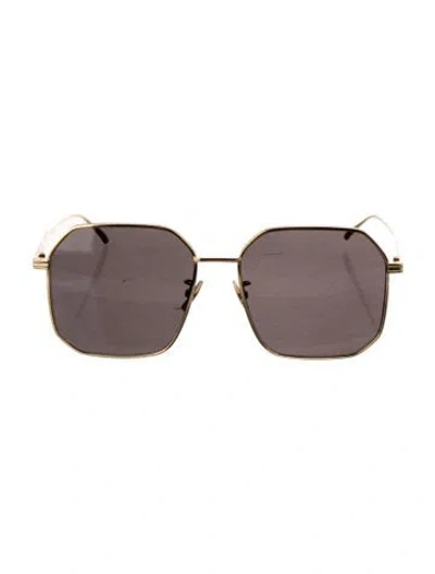 Pre-owned Bottega Veneta Square Tinted Sunglasses In Multi