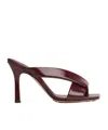 Bottega Veneta Riva Crossover Strap Sandal In Brown