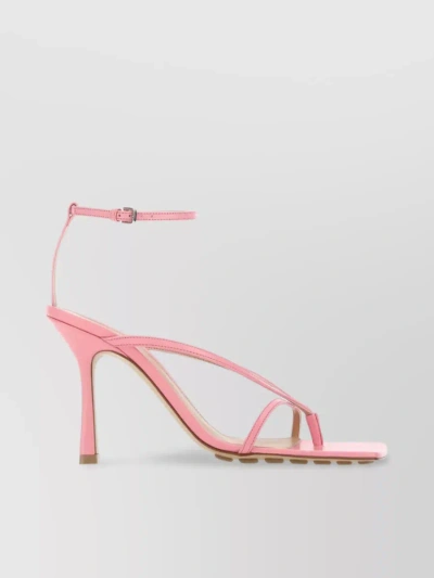 Bottega Veneta Leather Sandals In Pink