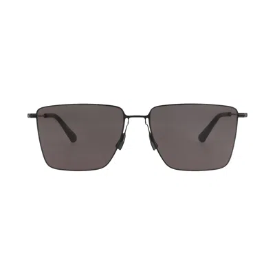 Pre-owned Bottega Veneta Square-frame Metal Sunglasses 'black/grey' | Men's Size Onesize