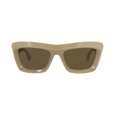 Pre-owned Bottega Veneta Square-frame Recycled Acetate Sunglasses 'brown' | Women's Size Onesize