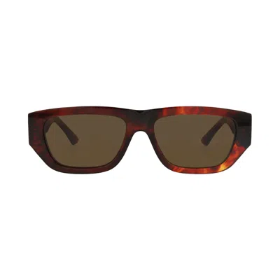 Pre-owned Bottega Veneta Square-frame Recycled Acetate Sunglasses 'havana/brown' | Men's Size Onesize