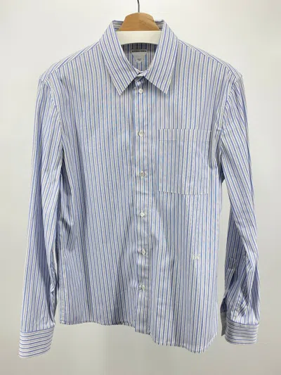 Pre-owned Bottega Veneta Ss23 Striped Shirt In Blue White