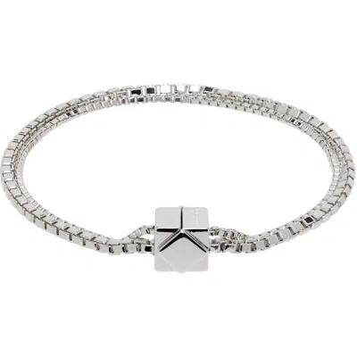 Bottega Veneta Stack Bracelet In Metallic