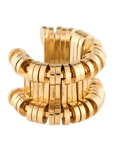 Pre-owned Bottega Veneta Staple Band Ring In Multicolor