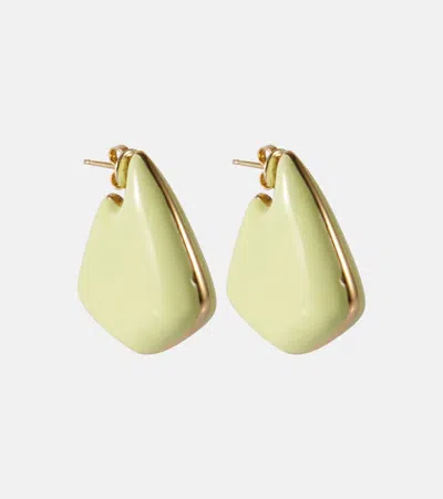 Bottega Veneta Sterling Silver Earrings In Ice Cream