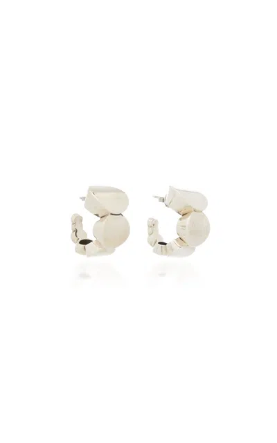 Bottega Veneta Sterling Silver Hoop Earrings