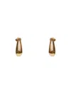 Bottega Veneta Sterling Silver Mini Fin Earrings