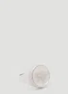 Bottega Veneta Sterling Silver Ring In Silver