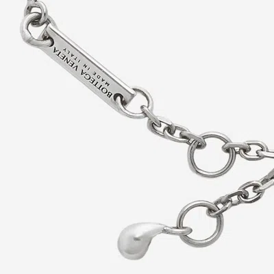 Bottega Veneta Sterling Silver Teardrop Bracelet