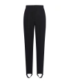 Bottega Veneta Stirrup-cuffs Slim-cut Trousers In Black
