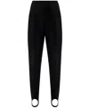 Bottega Veneta High-rise Cotton-blend Stirrup Pants