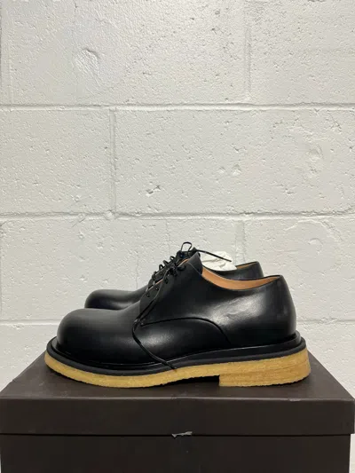 Pre-owned Bottega Veneta Storm Cuir Leather In Black