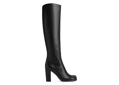 Pre-owned Bottega Veneta Storm High Boots (women's) Sneakers In Black