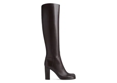 Pre-owned Bottega Veneta Storm High Boots (women's) Sneakers In Brown
