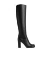 Bottega Veneta Storm Square-toe Boots In Black