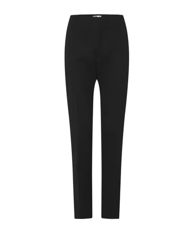 Bottega Veneta Straight Casual Pants In Black