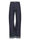 Bottega Veneta Turned Up Jeans With Straight Leg