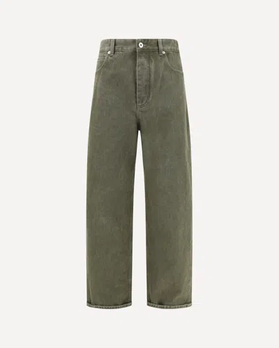 Bottega Veneta Straight Jeans In Green