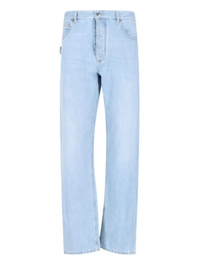 Bottega Veneta Straight Jeans In Blue