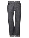 Bottega Veneta Straight-leg Jeans With Five Pockets And Cuffs In Blue
