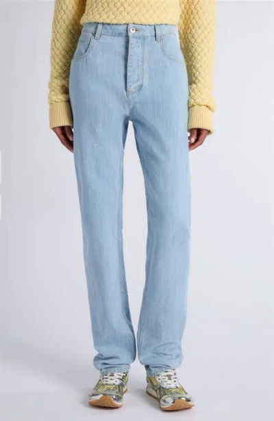 Bottega Veneta Straight Leg Jeans In Blue