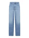 Bottega Veneta Vintage Wash Cargo Denim In Blue