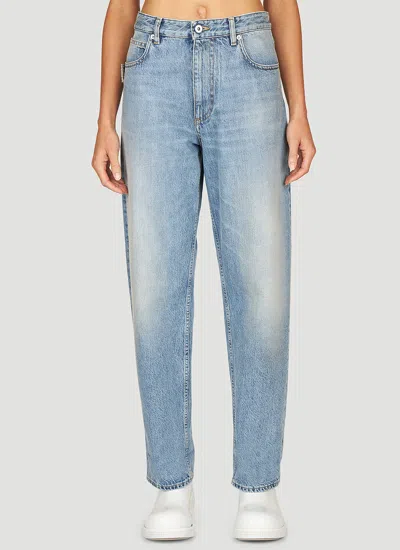 Bottega Veneta Straight Leg Jeans In Blue