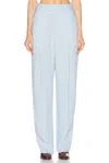 Bottega Veneta Straight Leg Pant In Sky Blue