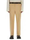Bottega Veneta Men's Straight-leg Pants In Beige
