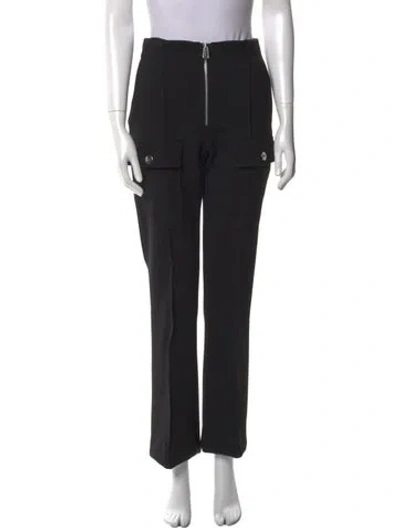 Pre-owned Bottega Veneta Straight Leg Pants In Black