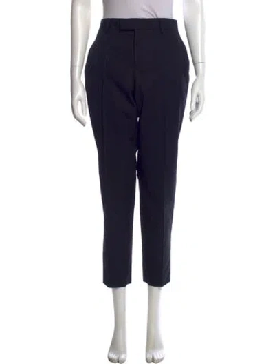 Pre-owned Bottega Veneta Straight Leg Pants In Blue