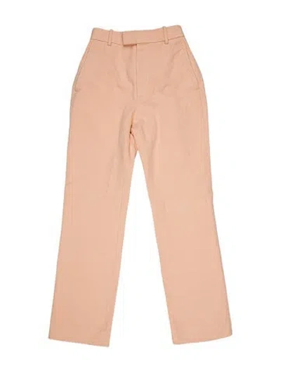 Pre-owned Bottega Veneta Straight Leg Pants In Pink