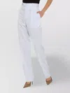 Bottega Veneta Straight-leg Trousers With Front Pleats And Back Pocket