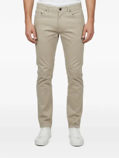 Pre-owned Bottega Veneta Straight-fit Trousers In Neutrals