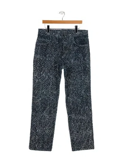 Pre-owned Bottega Veneta Straight-leg Jeans In Blue