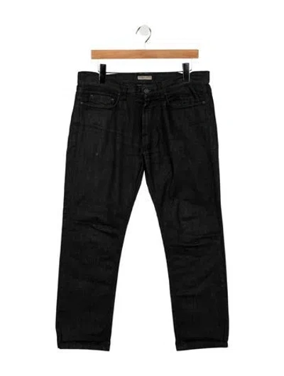 Pre-owned Bottega Veneta Straight-leg Jeans In Blue