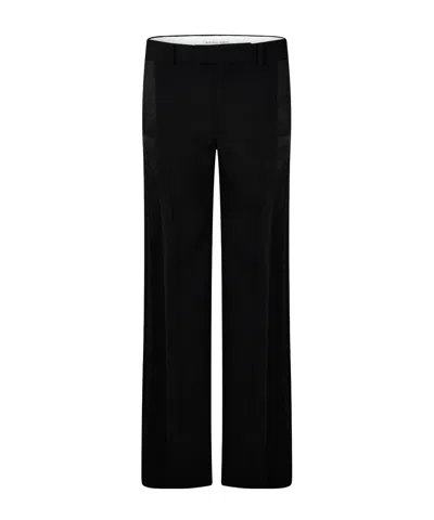 Bottega Veneta Straightleg Trousers In Black