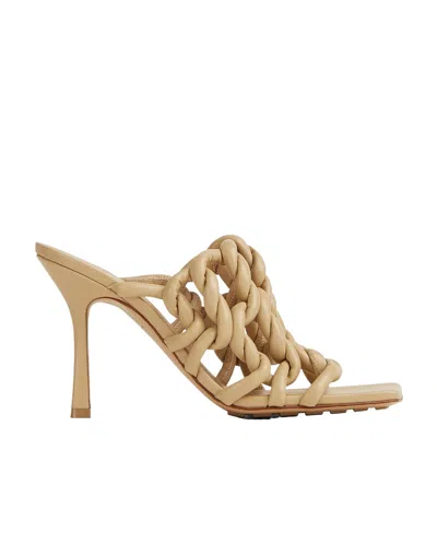 BOTTEGA VENETA STRETCH 90MM LEATHER MULES