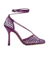 Bottega Veneta Stretch Lace-up Sandal Violet In Purple