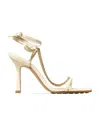 Bottega Veneta Stretch Chain-strap Sandals In Nude