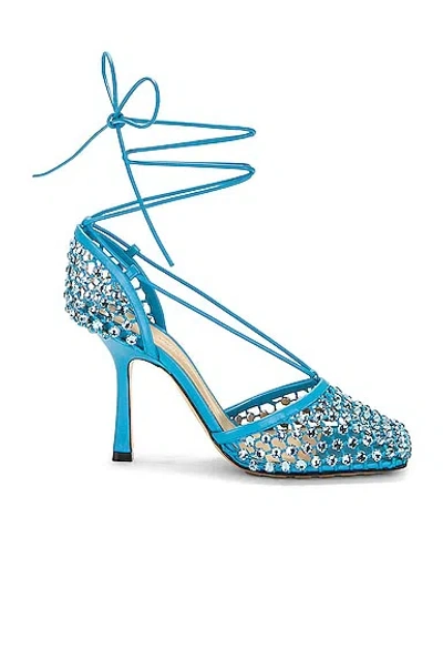 BOTTEGA VENETA STRETCH LACE UP SANDAL