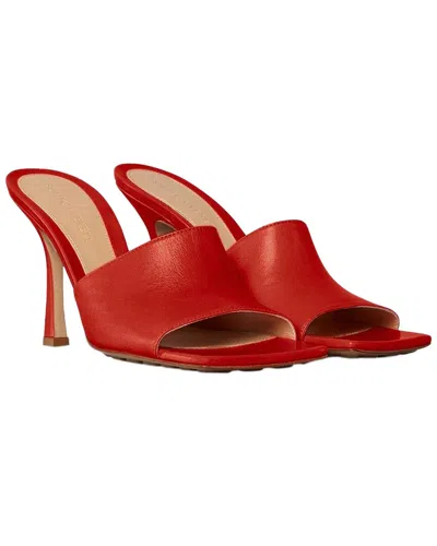 Bottega Veneta Stretch Leather Mule In Red