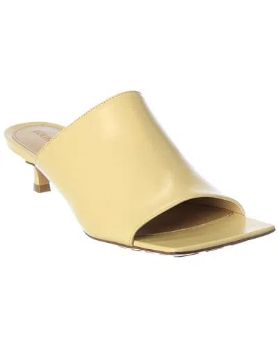 Bottega Veneta Stretch Leather Mule In Yellow
