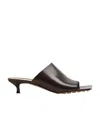Bottega Veneta Sandals Polyamide Brown Dark Chocolate In Brown